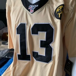 Michael Thomas Saints Large Rush Gold Jersey